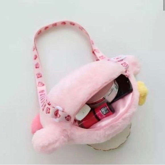 Kirby star plushy Adjustable crossbody purse bag - Picture 5 of 5